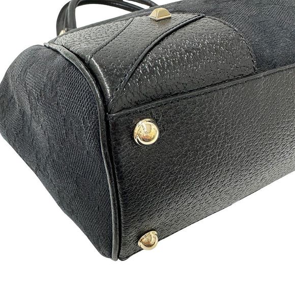 Gucci Bag Women's Brand New Jackie Handbag GG Canvas Black 124407 Handbag - Picture 4 of 12